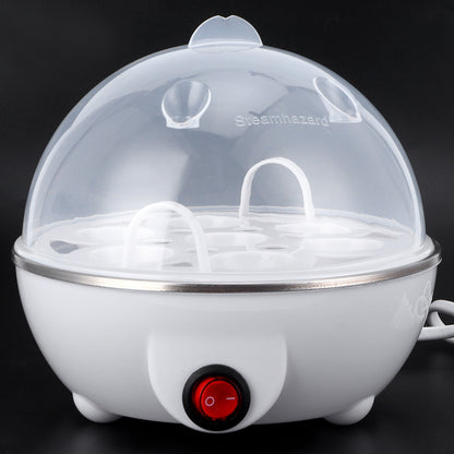 Panela Elétrica de Ovos para Uso Doméstico, Cozedor de Ovos para Café da Manhã, Mini Panela de Ovos Multifuncional, Vaporizador de Camada Única para Cozinha
