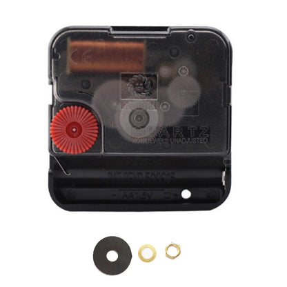 Silent Non-ticking Clock Movement Mechanism Motor Battery Operated Clockwork for DIY Wall Repair Replacement Kits (with Hands)