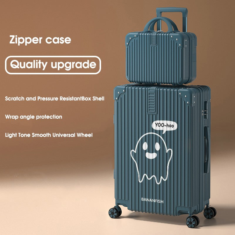 2025 New Suitcase ABS Durable Large Capacity Suitcase 20/22/24/26/28-inch Men's Carry-on Roller Suitcase Travel Check-in Case