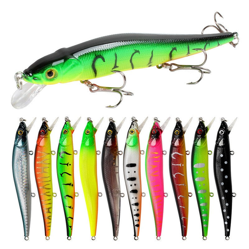 Isca Artificial Pesca 11.5cm/14g Bionic Balançante Isca Rígida com Olhos 3D Anzol Wobbler Pesca de Carpa Pesca de Baixo Perca 5/10 Peças