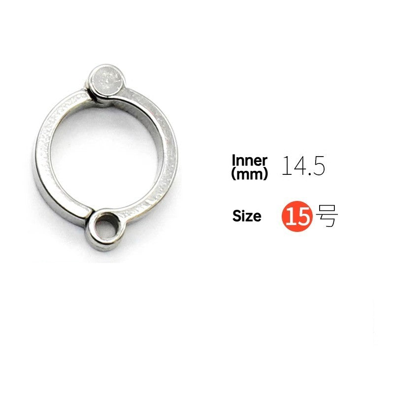 3.5mm-14.5mm Anel de Perna de Papagaio Anel de Pata de Corda Voadora de Pássaro Acessórios Externos para controle de voo de pássaros ao ar livre
