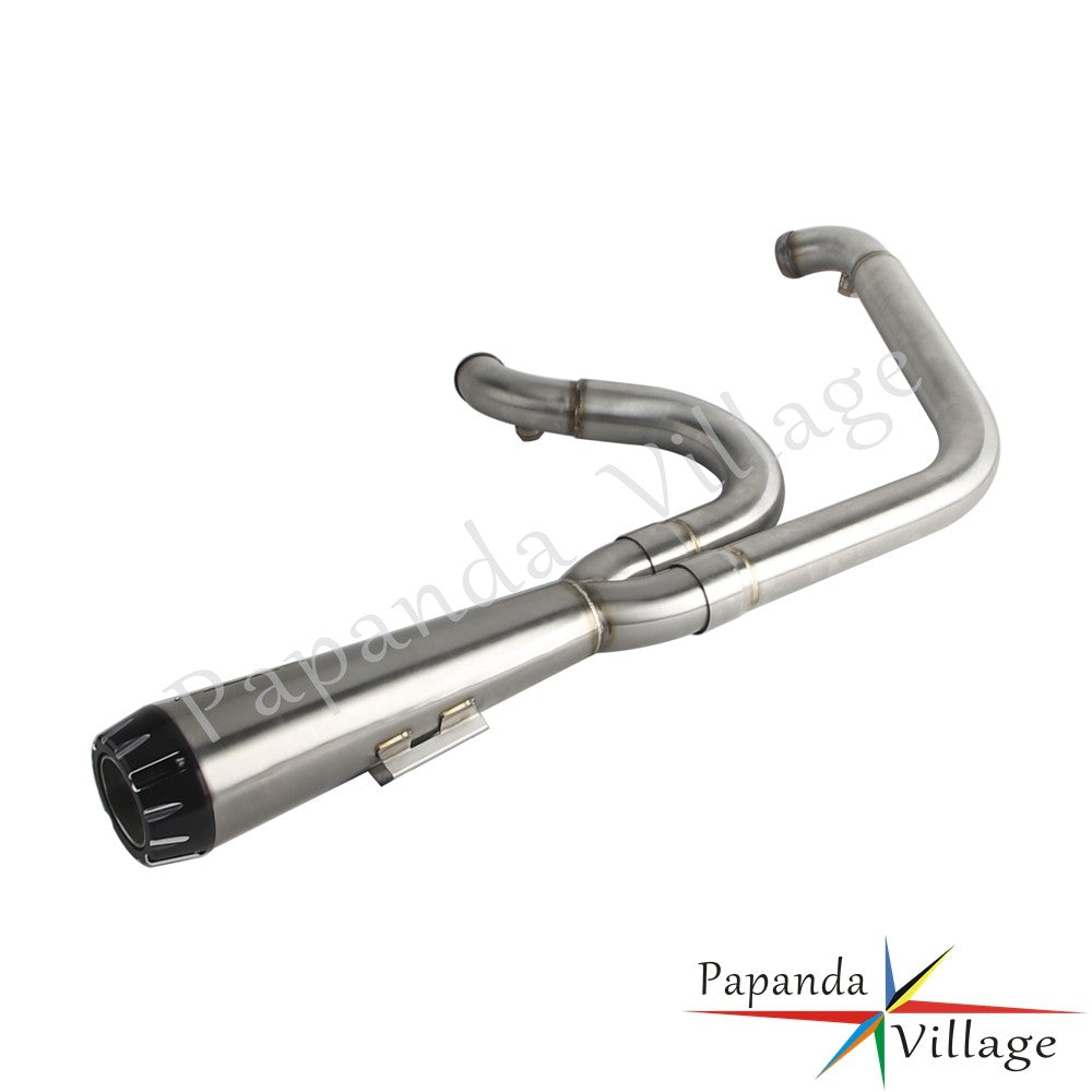 Motorcycle Full Exhaust Pipe Exhausts System Mufflers For Harley Dyna Wide Super Glide Fat Street Bob Low Rider FXDF 2006-2017