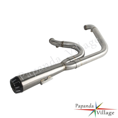 Motorcycle Full Exhaust Pipe Exhausts System Mufflers For Harley Dyna Wide Super Glide Fat Street Bob Low Rider FXDF 2006-2017