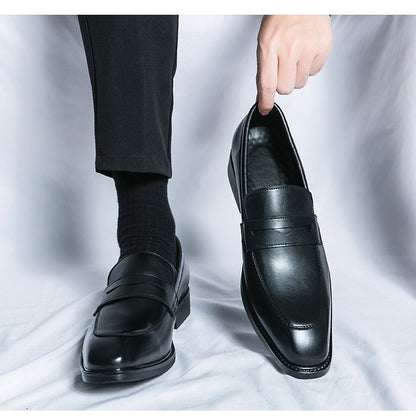 Men's Dress Shoes Classic Casual Business Leather Shoes Men Retro Oxfords Formal Social Wedding Office Leather Shoes For Men