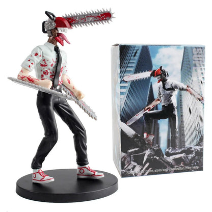 19cm Motosserra Homem Denji Anime Figura Denji/Power Action Figure 1560 Motosserra Homem Denji Estatueta Adulto Modelo Colecionável Boneca Brinquedo