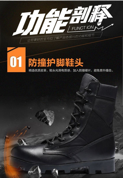 2024 Autumn and Winter Wolf Men's Hight-Top Desert Fans Delta Boots