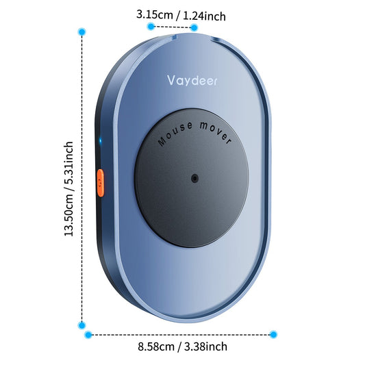 Virtual Mouse Mover Anti-sleep Automatic Movement To Prevent Computer Lock Screen With ON/OFF Switch Undetectable Mouse Jiggler
