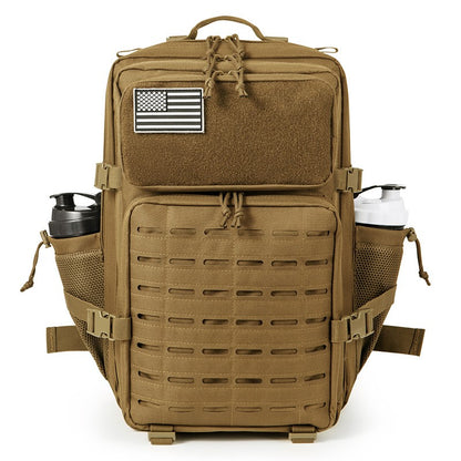 Mochila Tática 45L survival Bag Hunting MOLLE Backpack GYM Para Homens EDC Outdoor Hiking Rucksack com Suporte para Garrafa