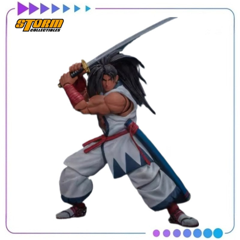?Original?Storm Collectibles 1/12 Scale SNK Samurai Shodown Haohmaru Normal Color & Blood Version Action Figure Model Toys