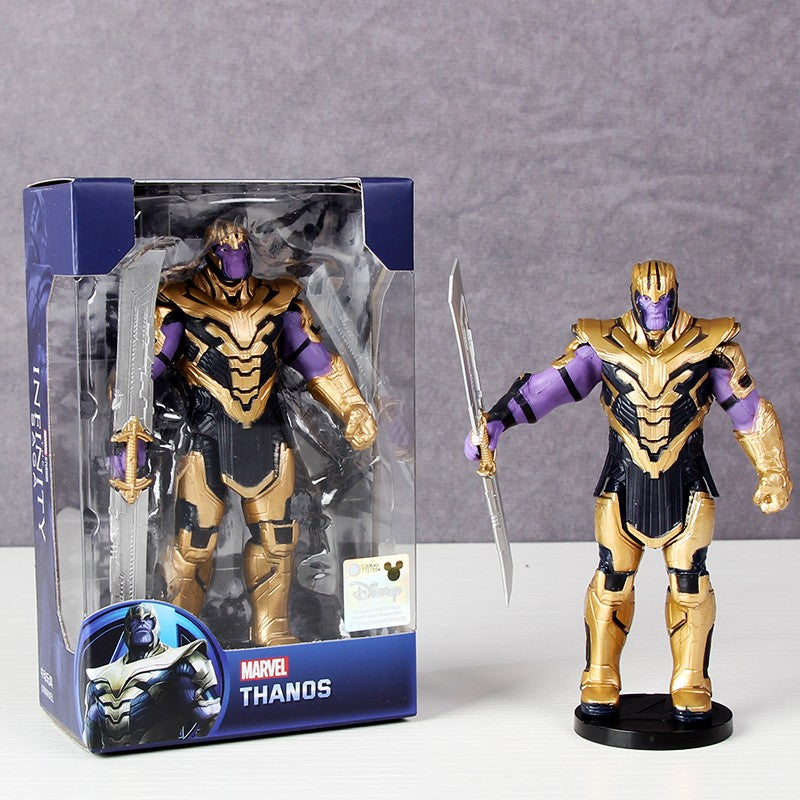 ZD Toys Vingadores Lendas Homem de Ferro Homem Aranha Thor Capitão América Thanos Hulk Máquina de Guerra Bonecos de Ação Presente