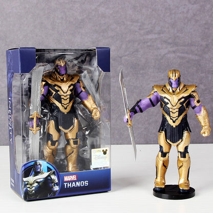 ZD Toys Vingadores Lendas Homem de Ferro Homem Aranha Thor Capitão América Thanos Hulk Máquina de Guerra Bonecos de Ação Presente