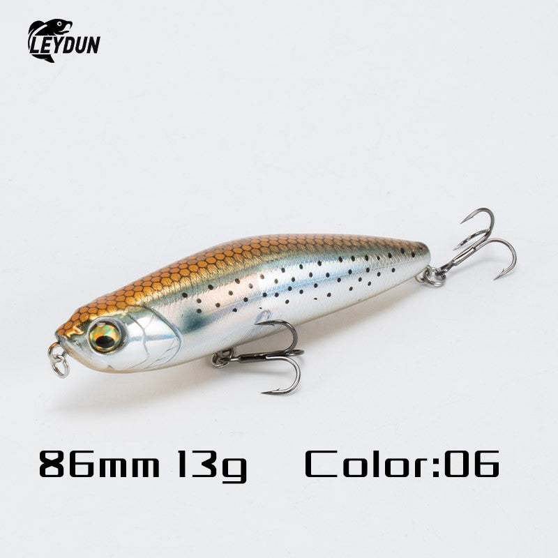 Iscas Artificiais Flutuantes LEYDUN Z-Claw Tipo Lápis 86mm 100mm 120mm Iscas Rígidas Topwater Stickbait de Superfície Boa Ação Wobblers para Robalos
