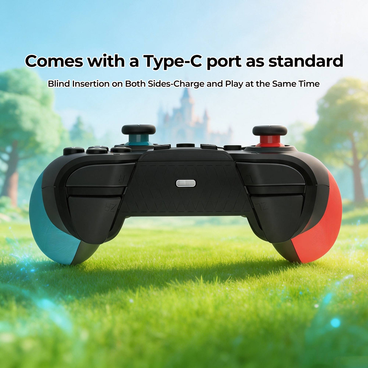 Wireless Buletooth Game Controller For Nintendo Switch/OLED/Lite, Switch Pro Gamepad with Turbo 6-Axis Gyro Dual Vibration