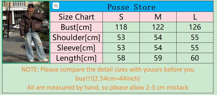 Women Brown Hooded Cotton Coat Fashion Lapel Full Sleeve Zipper Button Warm Loose Short Coats Lady Winter Casual Street Outwear