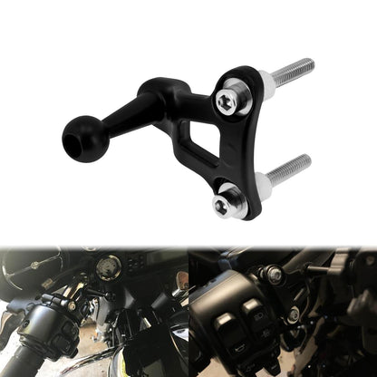 Suporte de Celular Ajustável para Moto, Clipe de Celular, Suporte de Montagem, Preto, para Harley Touring Sportster XL Dyna Softail