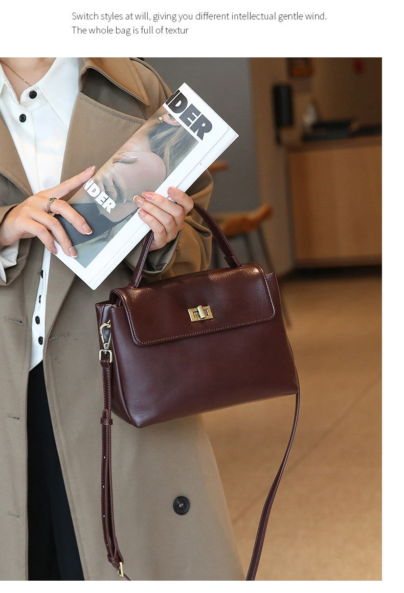 Women Cowhide Genuine Leather Tote Bag Lady Designer Luxury Soft Leather Handbag Fashion Crossbody Bags Female Shoulder Handbag