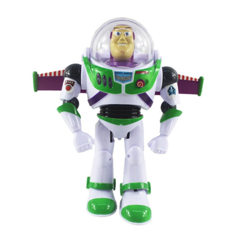 Disney 33cm Pixar Toy Story 4 Buzz Lightyear Bonecos de Ação Falantes Corpo de Pano Modelo Coleção Limitada Enfeite Brinquedos Presente