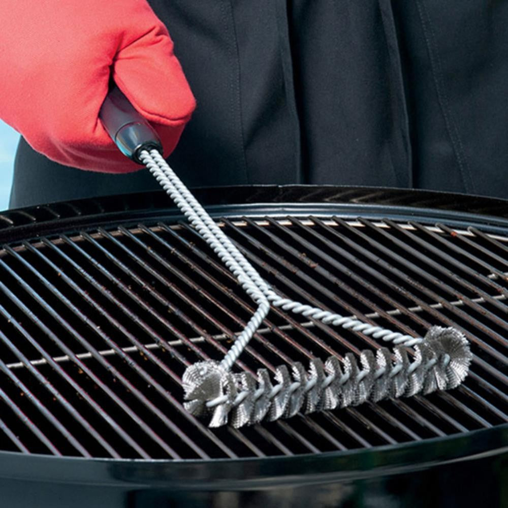 Grill Brush and Scraper Best BBQ Cleaner Perfect Tools for All Grill Types Including Weber Ideal Barbecue Accessories