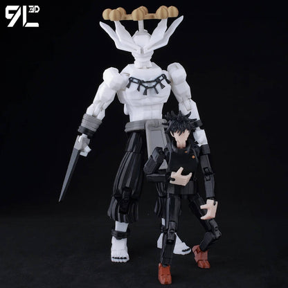 ?9L3D Lucky13 Gojo Sukuna Jujutsu Fushiguro Toji Gojo Satoru Action Figure Dummy13 T13 Multi-Jointed Collectible Toys Titan13