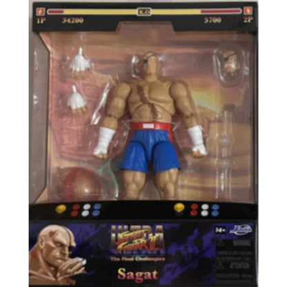 Em estoque Jada Toys Ultra Street Fighter II M.Bison Dhalsim Violent Ken RYU Guile 6" Boneco Colecionável Modelo Brinquedo Presente
