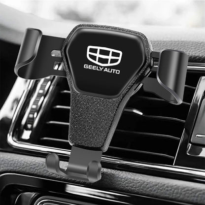 Gravity ABS Vehicle GPS Mobile Phone Holder Car Accessories For Geely Coolray Geometry C GX3 Emgrand EC7 LC Panda Tugella