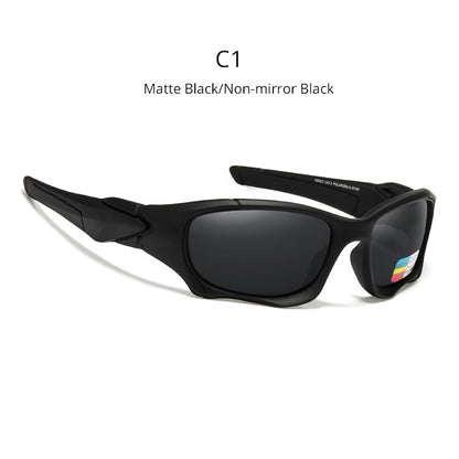 KDEAM Óculos de Sol Polarizados para Esportes ao Ar Livre Masculino Armação Curva Lente Resistente a Estresse Óculos de Sol Feminino KD0623