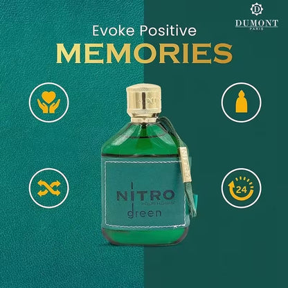 NITRO RED - 3.4oz - Eau De Parfum - Luxury Perfume for Men - Fruit, Woody, Floral & Masculine Fragrance - Long Lasting Cologne