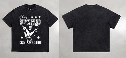 CBUM Workout Tshirt Gym Bodybuilding Men Clothing Oversized Sportwear Cotton US Sized Men Washed T-Shirts