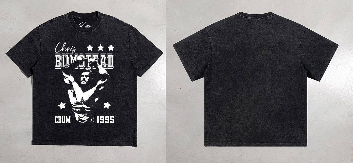 CBUM Workout Tshirt Gym Bodybuilding Men Clothing Oversized Sportwear Cotton US Sized Men Washed T-Shirts