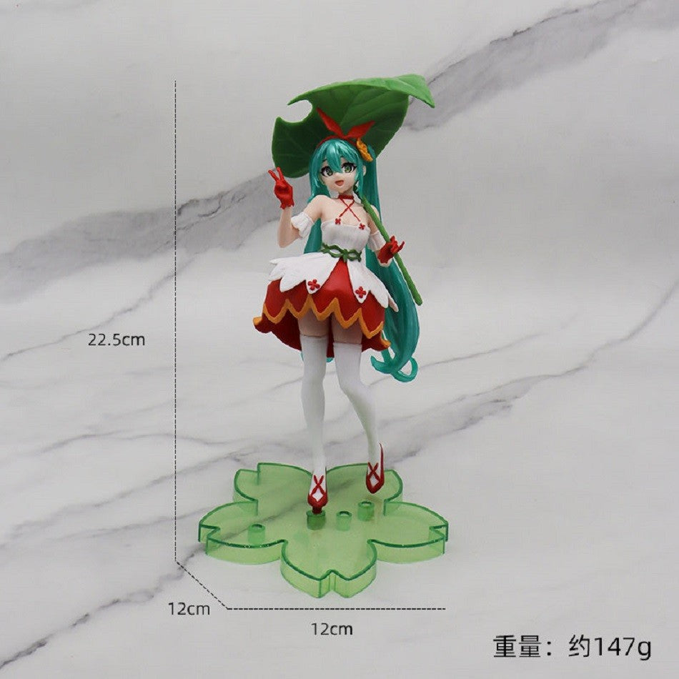 Hatsune Miku Anime Figure Hatsune Miku Desktop Decorations Cute Girl Hatsune Action Figure Model Statue Collection Toys Gift