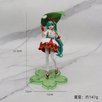Hatsune Miku Anime Figure Hatsune Miku Desktop Decorations Cute Girl Hatsune Action Figure Model Statue Collection Toys Gift