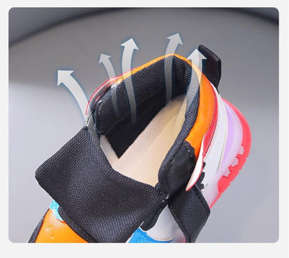 Minnie Pattern Children's Sneaker New Style Popular Design Baby Boys Girls Led Lighting Shoes Autumn Kids Casual Sports Shoes