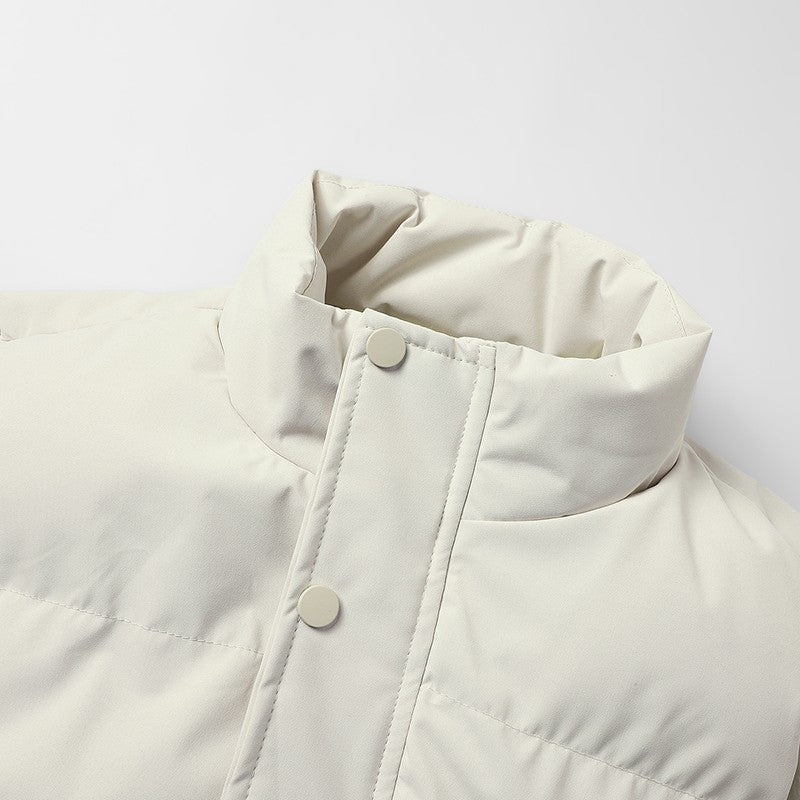 New fashion casual down sleeveless warm jacket, winter outdoor sports cotton jacket, vest trendy brand printed sleeveless jacket