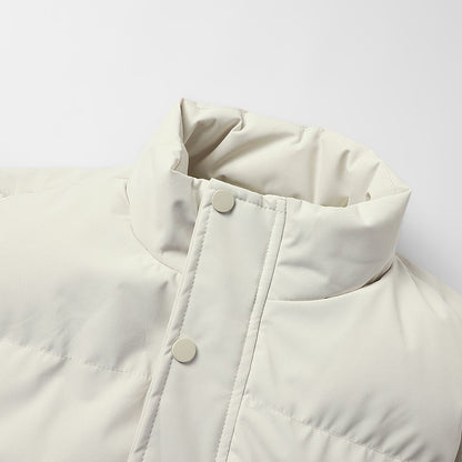 New fashion casual down sleeveless warm jacket, winter outdoor sports cotton jacket, vest trendy brand printed sleeveless jacket