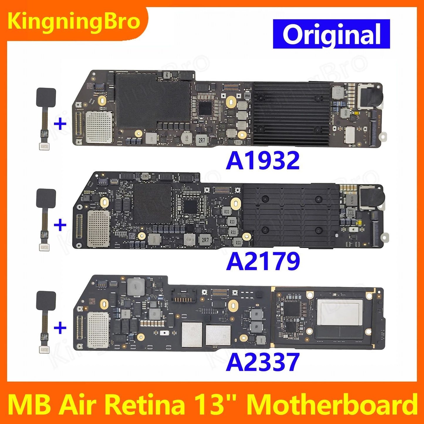 Placa-mãe A1932 Original Para Macbook Air 13" A1932 A2179 A2337 Placa Lógica 820-01521-A 820-01958-A 820-02016-A 2018 2019 2020