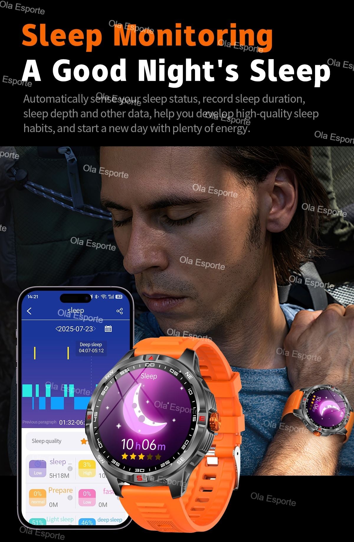 T-Rex 3 Military 1000mAh Battery Smart Watch 10ATM Waterproof GPS Track Compassr Bluetooth Call AMOLED Men Swim Sport Smartwatch