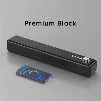 Original Bluetooth Subwoofer Soundbar TV Áudio Echo Wall Computador Alto-falante Home Theater Música Wireless Bluetooth Speaker Presente