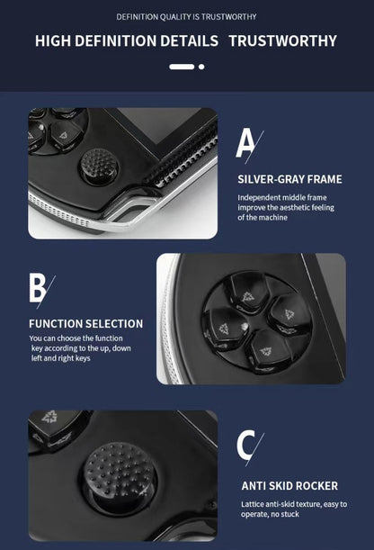 Handheld Portable Retro Video Game Console Videogame Arcade Player for Children Mini Machine Emulator Retrogame Gaming Station
