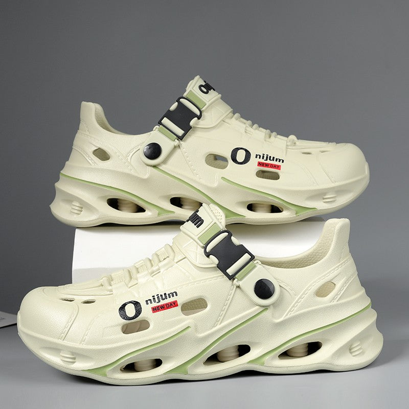 Men Outdoor Sandals Men's Outdoor Sandals Sport Slippers Beach Slides Breathable Clogs Men Casual Garden Shoes Non-slip Hiking