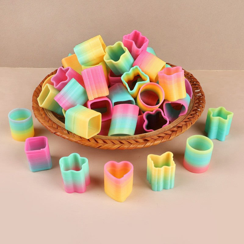 12/24Pcs Rainbow Magic Spring Toys for Kids Birthday Party Favors Pinata Fillers School Prize Wedding Christmas Boy Girl Gifts
