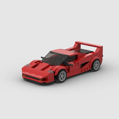 MOC Carro Esportivo de Corrida Veículo Cidade Speed Racer Modelo Técnico Blocos de Construção Tijolos Supercarro F1 Brinquedos Infantis Presentes para Meninos NSX