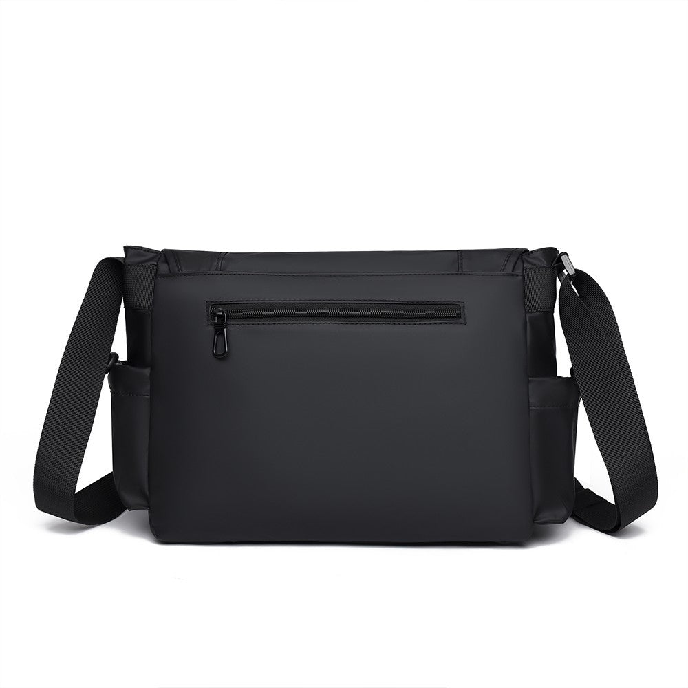 Single Shoulder Bag, Retro Mailman Bag, 2025 New Casual Crossbody Bag, Large Capacity Canvas Bag, Commuting Men's Bag