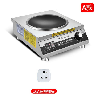 Fogão de indução comercial 3500W côncavo de alta potência fogão elétrico de fritar 4200W wok elétrico fogão de indução