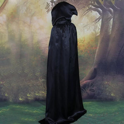 90-150cm Halloween Cloak Hooded Cape Halloween Christmas Cosplay Costume Devil Witch Vampire Cape Halloween Costumes Party Cloak
