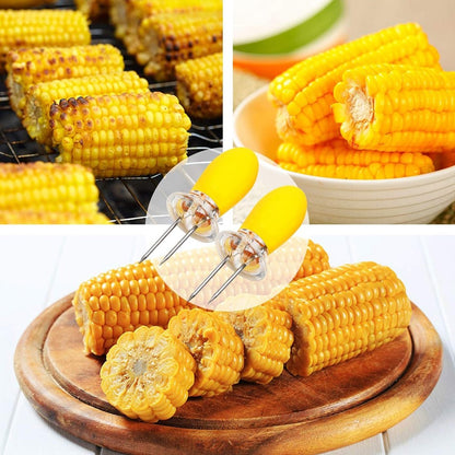 Heat-Resistant Corn Forks, Exquisite Design Barbecue Sausage Tools, Durable BBQ Accessories for Grilling & Cooking