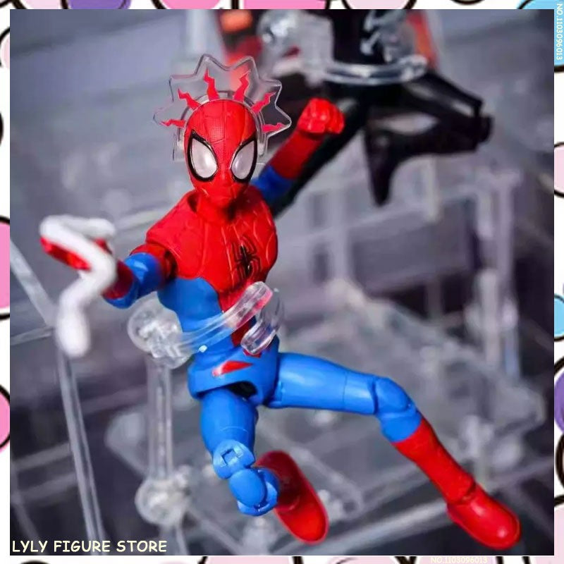 Em estoque Blokes DC Heroes Versão Galaxy V6 Spider-Verse Homem-Aranha Bonecos de Ação Modelo Colecionáveis Brinquedos de Aniversário para Meninos Presentes