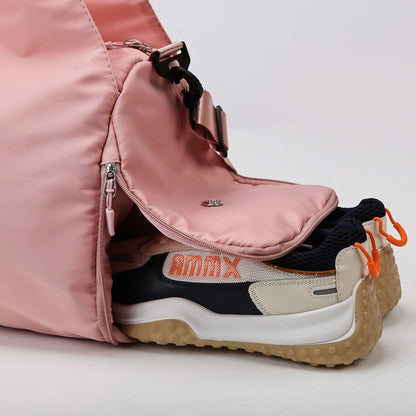 2025 New Women's Waterproof Yoga Mat Bag Fitness Pilates Portable Shoulder Bag with Shoe Compartment Dry and Wet Storage Bag