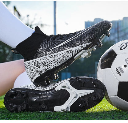 Superfly FG Football Boots Outdoor Soccer Cleats Shoes Soft Sport Professional Shoes Breathable Comfortable Boots Plus Size