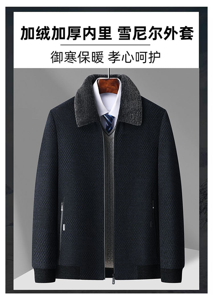 2024 New style Men's Woolen Coat Winter Classic Casual Overcoat Mens high quality Thicken trench coat men full size M-4XL