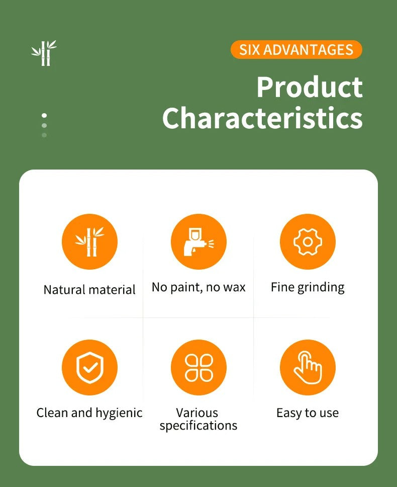 100 Varas de Bambu Descartáveis Espetos Naturais de Bambu para Churrasco Espetinhos para Churrasco, Frutas, Coquetel, Acampamento, Ferramentas de Churrasco em Festa